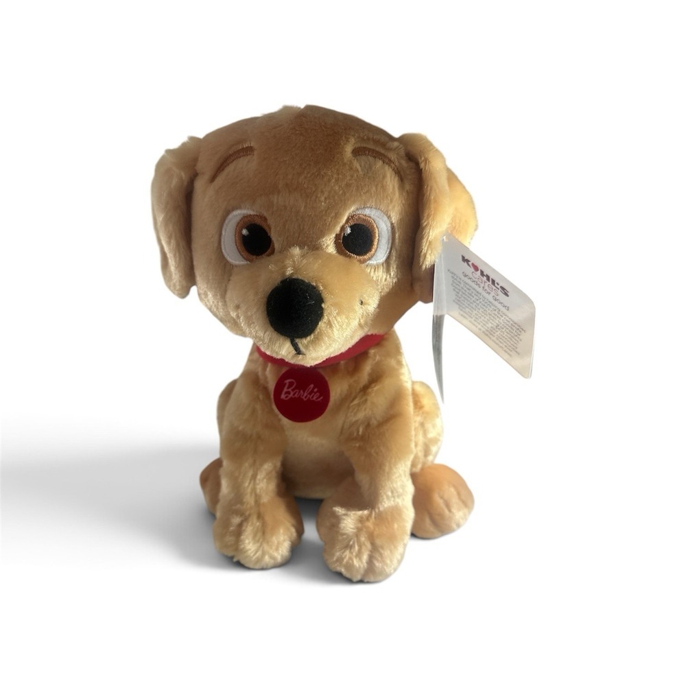 Kohl's Cares/Spirit Marketing Barbie Dog 10" Sit Plush- 80 Years Mattel